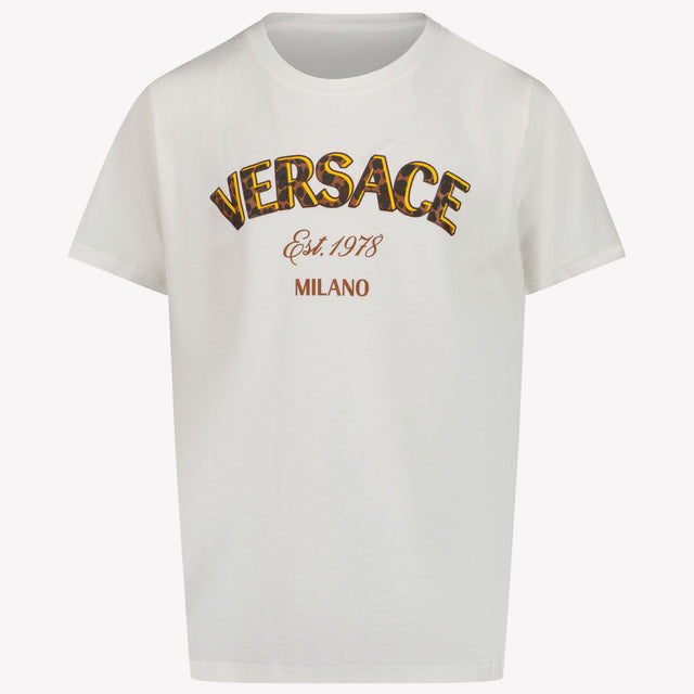 Versace Camiseta de chicas blanca