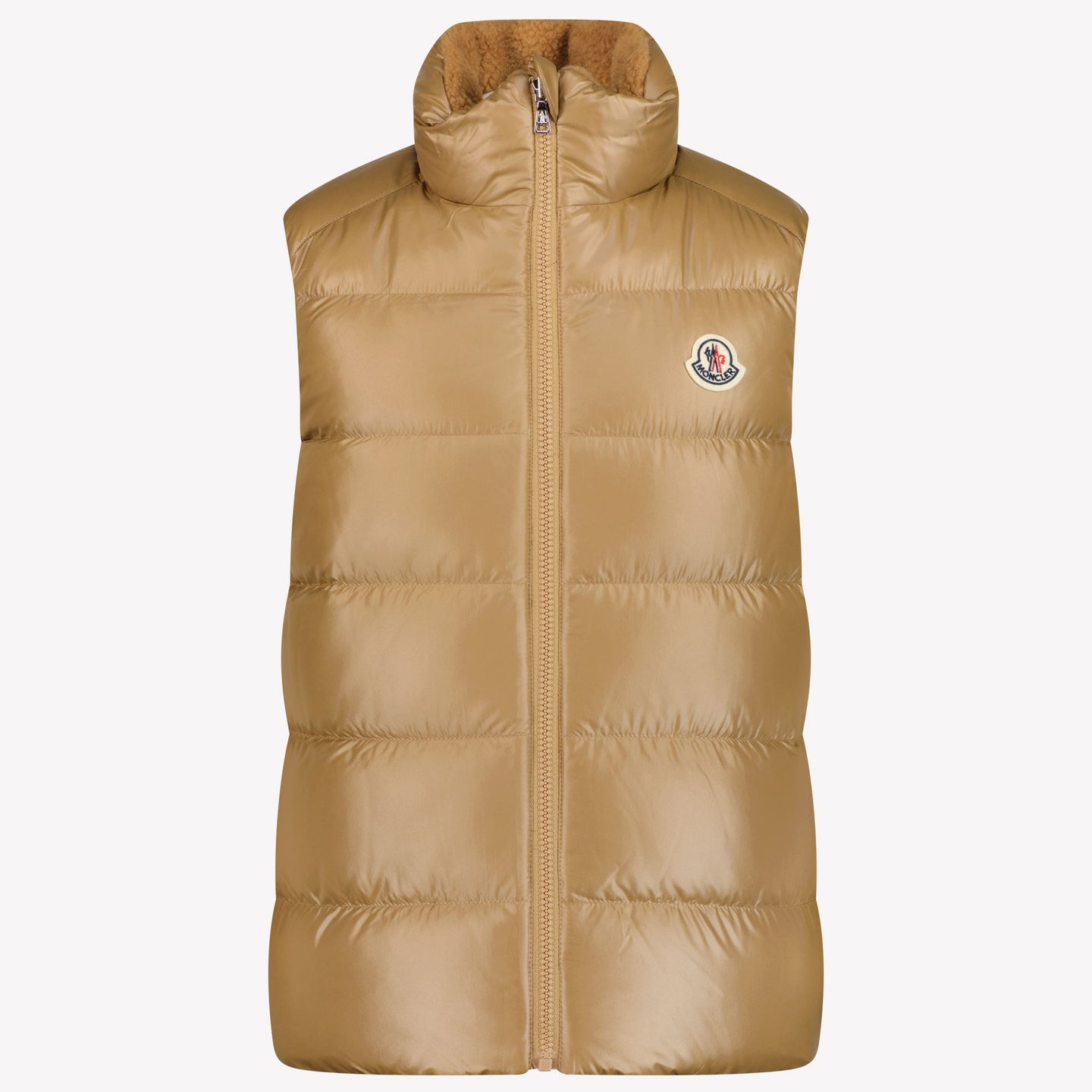 Moncler Colbrricon Ragazzi Scalda corpo Cammello