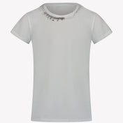 T-shirt per ragazze per bambini di Pinko Bianco