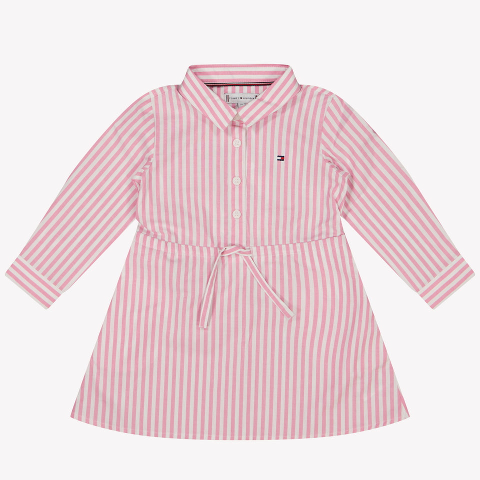 Tommy Hilfiger Bébé Filles Robe Rose Léger