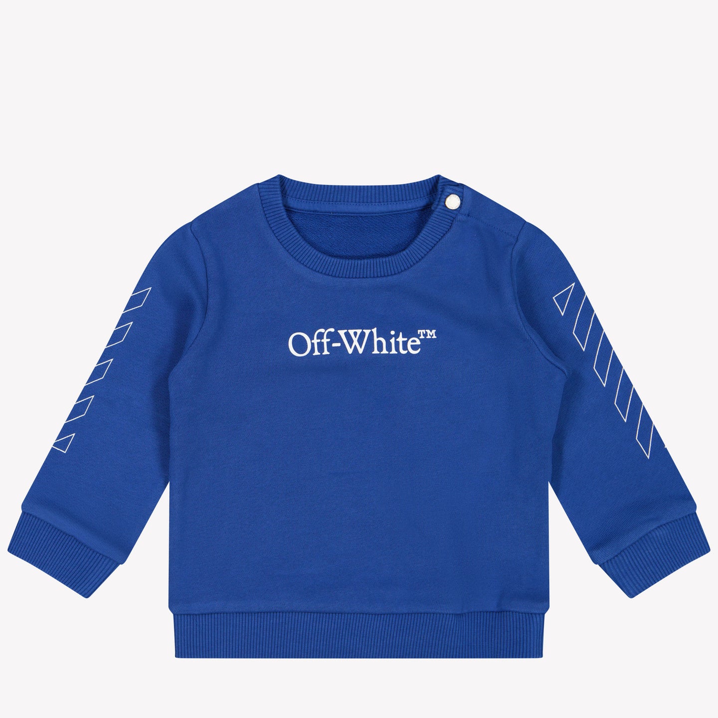 Off-White Bebé Chicos Suéter en Azul