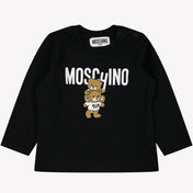 Moschino Baby Unisex T-Shirt Schwarz