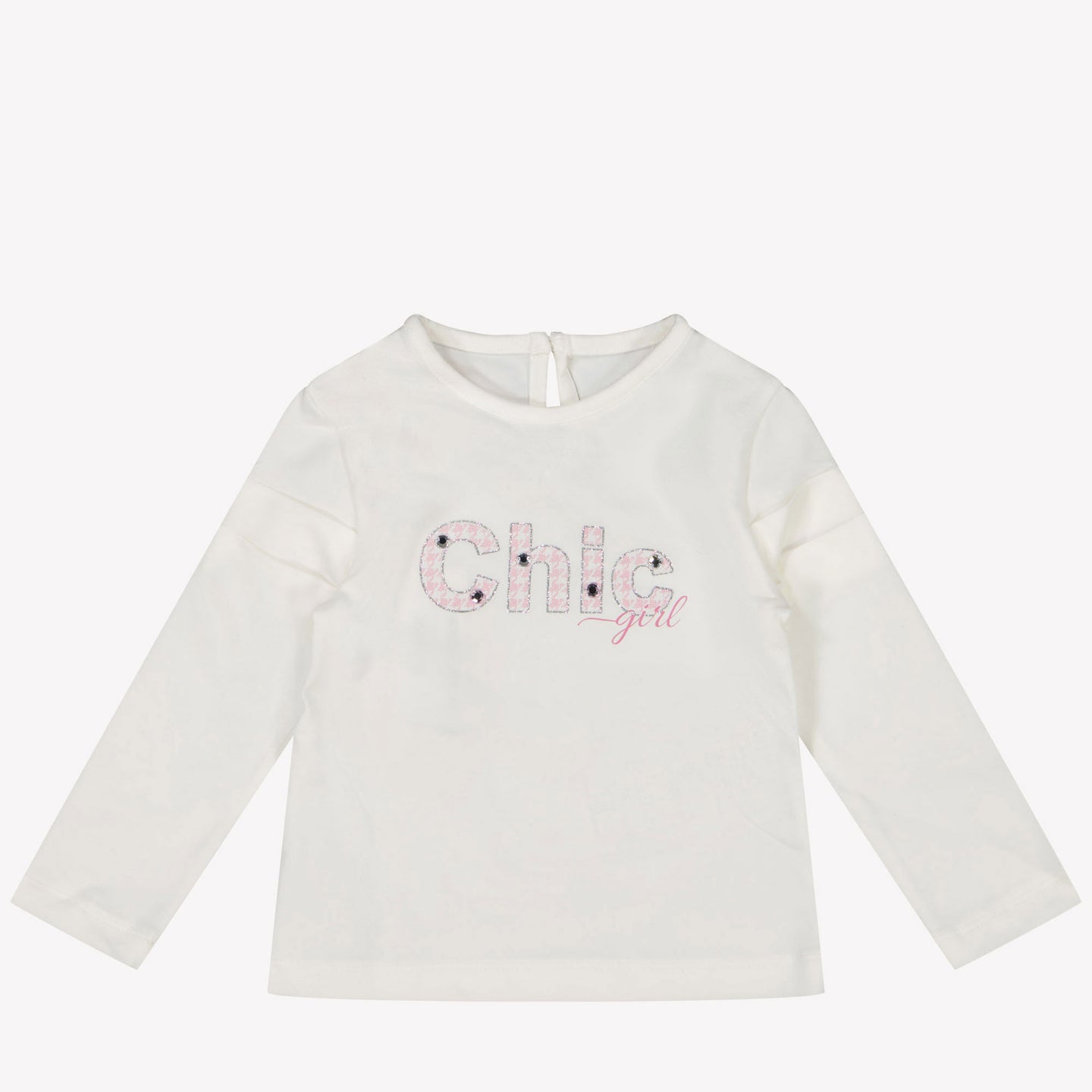 Camiseta de las niñas de Lapin House White