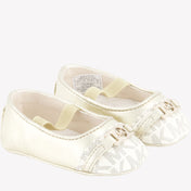 Michael Kors Baby Girls Sapatos de ouro