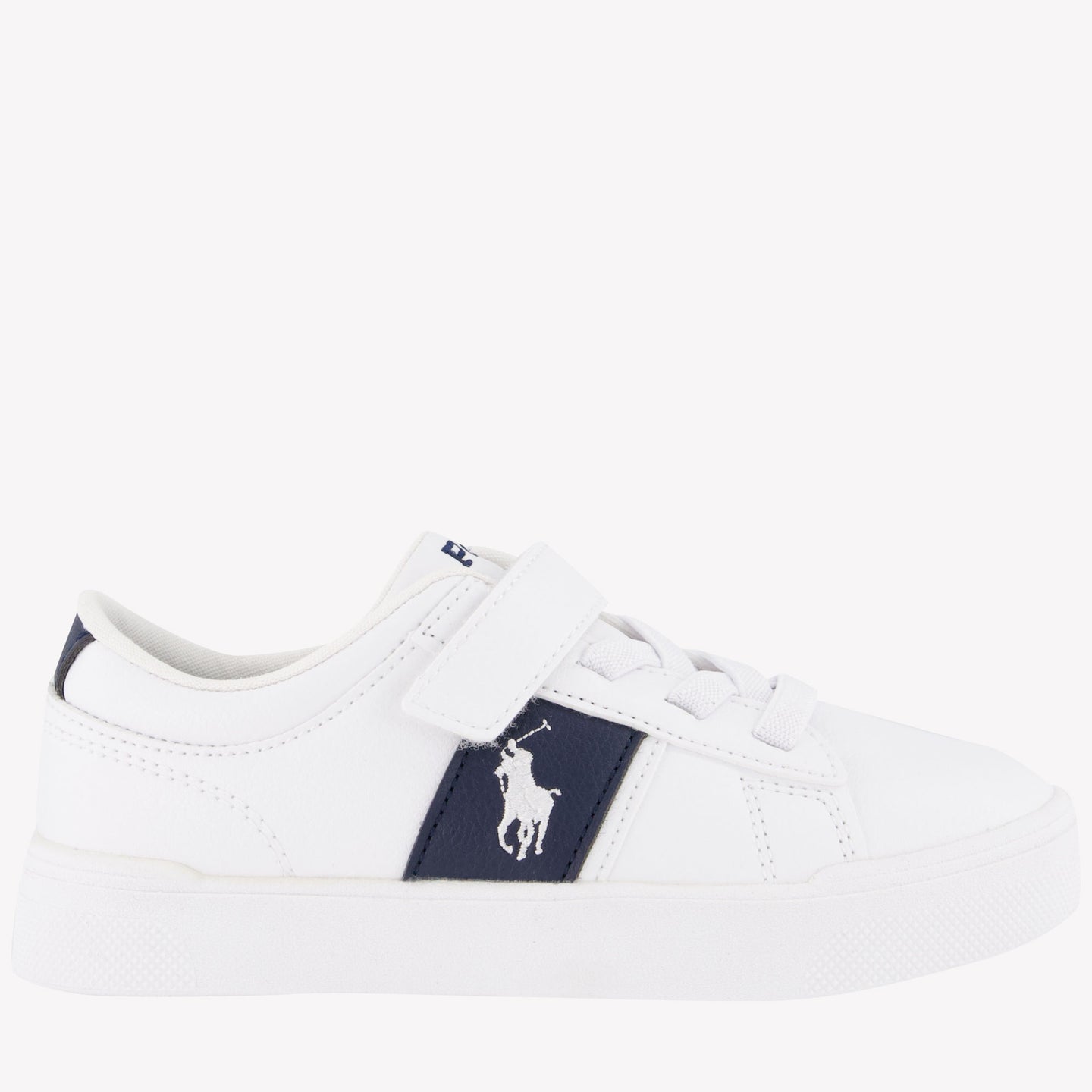 Ralph Lauren Frazier PS Garçons Baskets Blanc