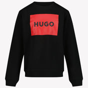 Hugo Kinder Ragazzi Maglione Nero