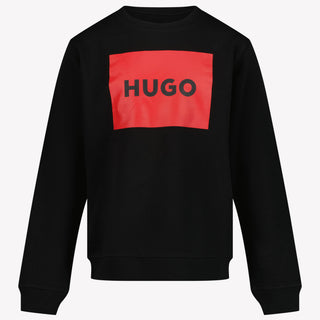 Hugo Kinder Ragazzi Maglione Nero