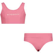 Givenchy barnflickor badkläder rosa