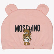 Moschino Baby unisex kapelusz jasnoróżowy