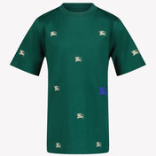 Burberry unisex camiseta verde oscuro