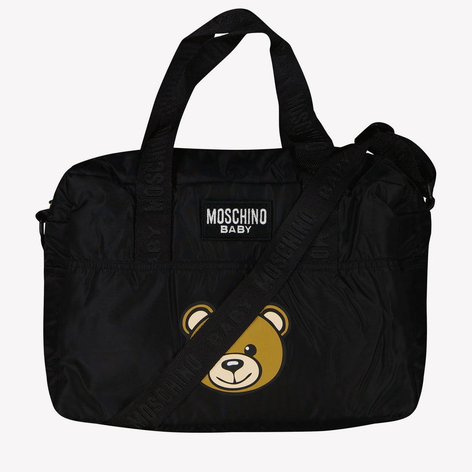 Moschino Bebé Unisex Bolsa de pañales Negro