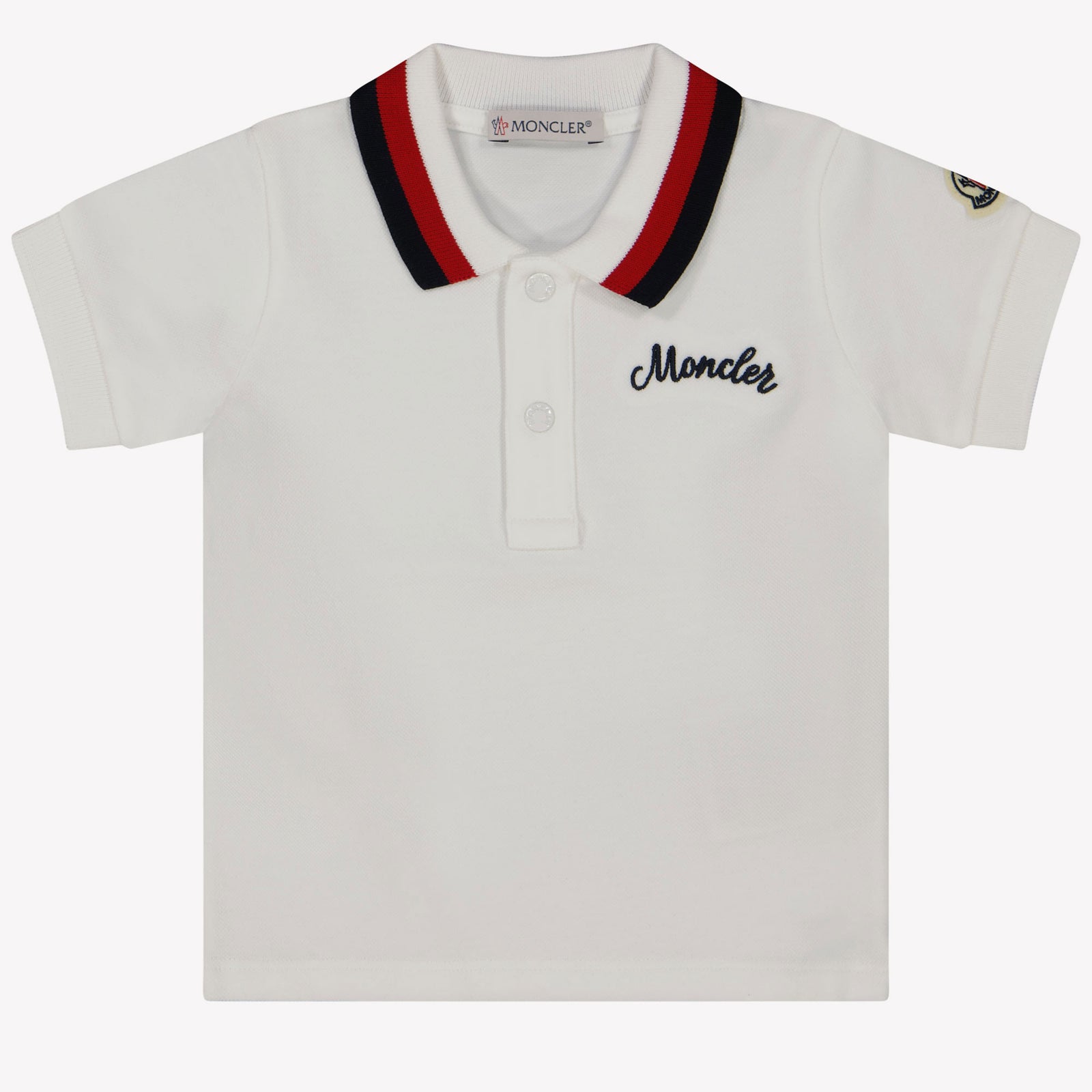 Moncler Baby Boys Polo in White