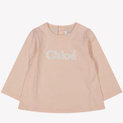 Chloe Camiseta de Baby Girls Rosa claro