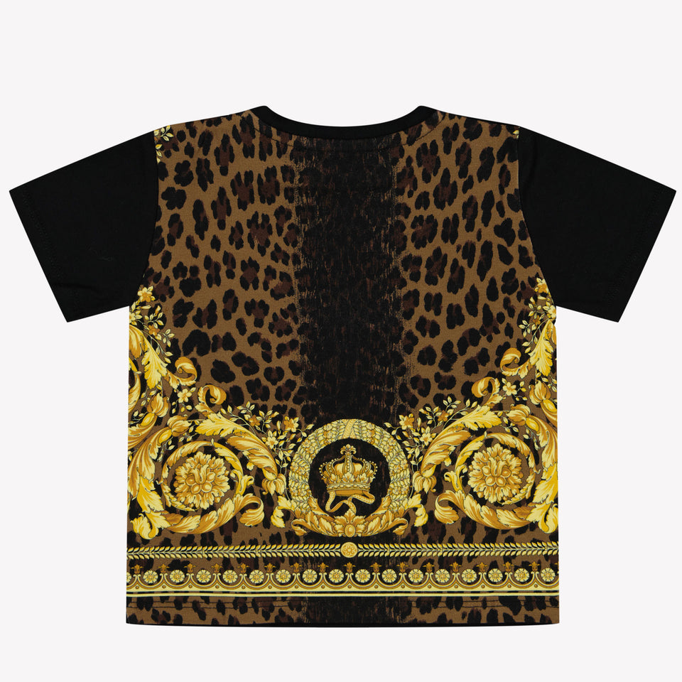 Versace Unisex Camiseta Negro