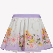 Monennalisa Children's Girls Skirt Lilac
