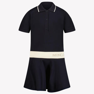Moncler Enfant Filles Robe Navy