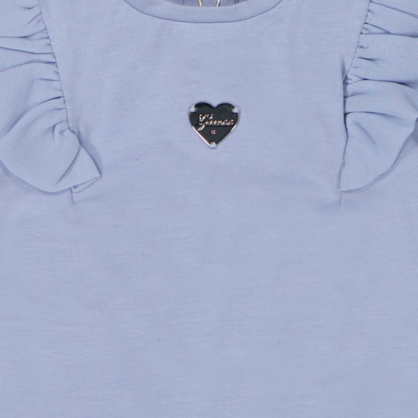 Guess Bébé Filles T-shirt Bleu Clair