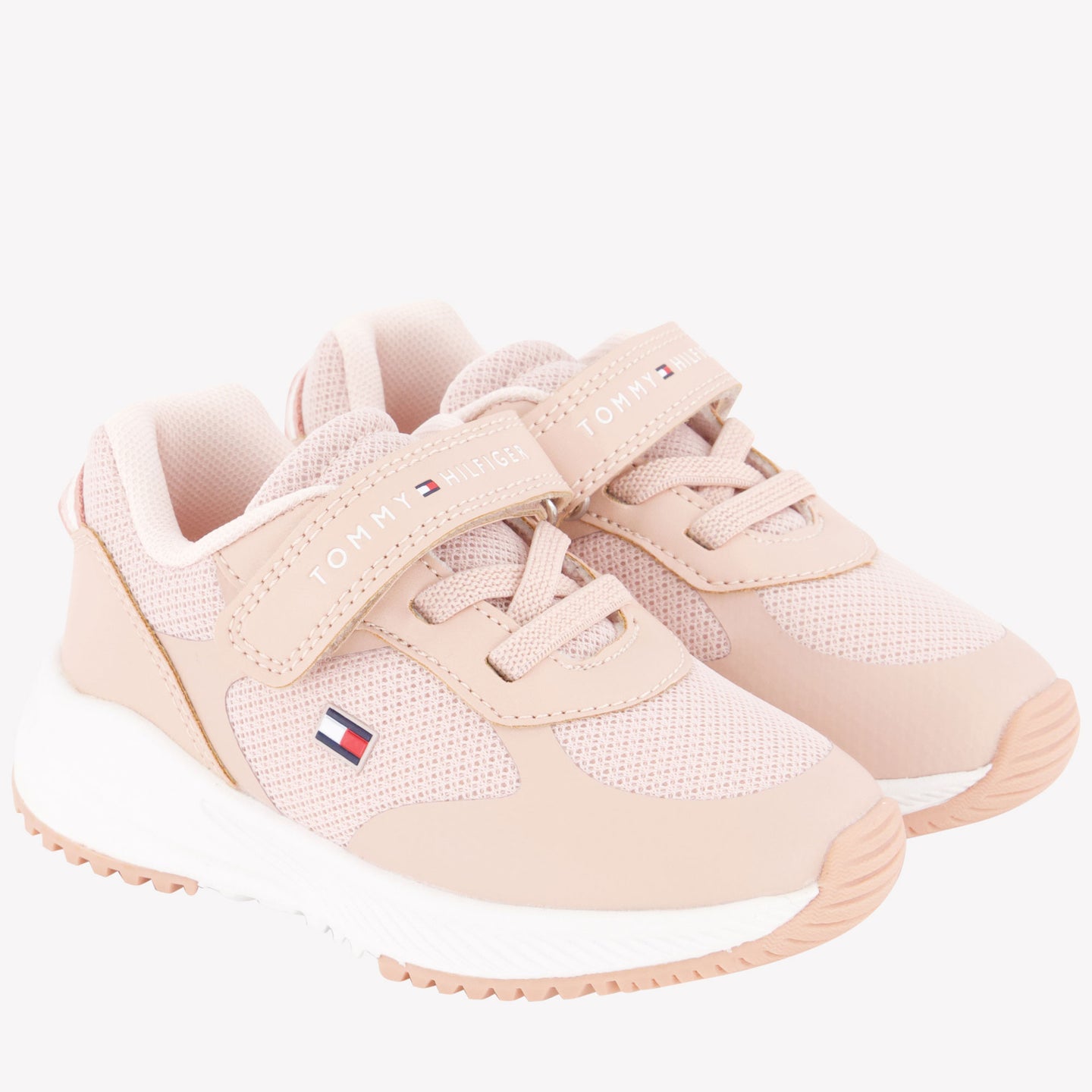 Tommy Hilfiger Filles Baskets Rose Léger