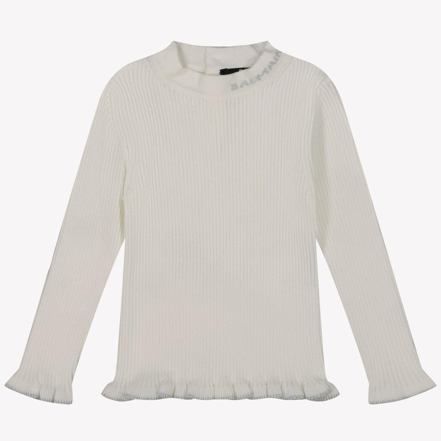 BalmaBaby Mädchen Pullover Weiß