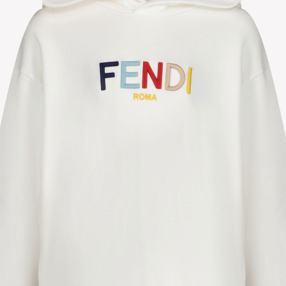 Fendi Vestido de niñas para niños blancos