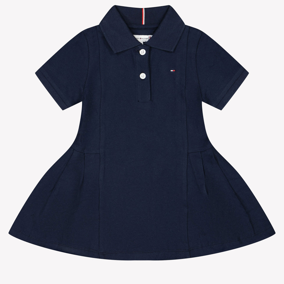 Tommy Hilfiger Baby Mädchen Kleid Marineblau