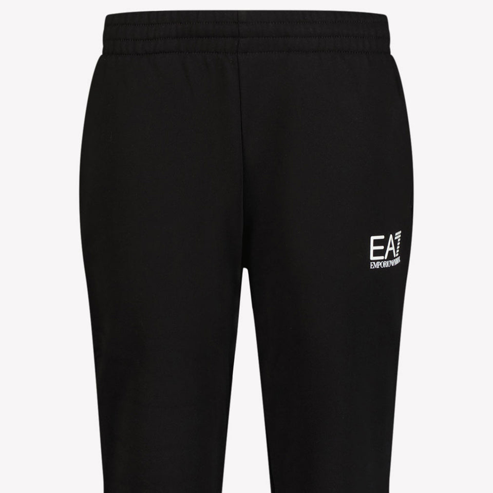 EA7 Pantalones Niños Negro