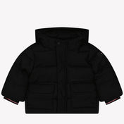 Tommy Hilfiger Bébé Garçons Veste d'hiver Noir