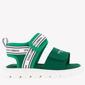 Dolce & Gabbana Sandały chłopców zielone
