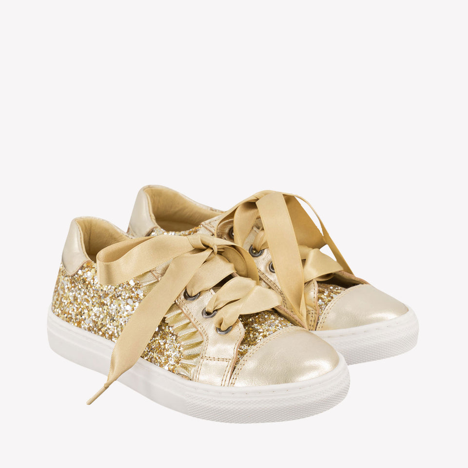 Andanines Mädchen Sneakers Gold