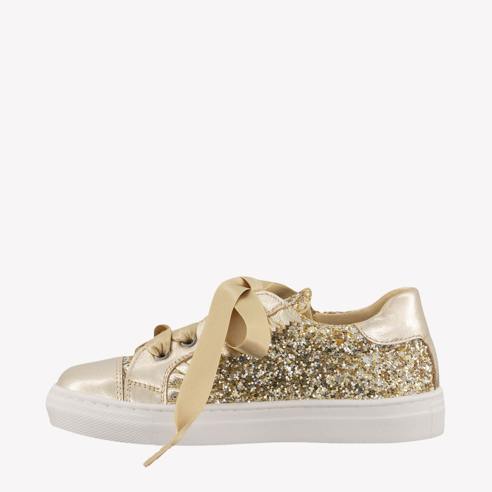 Andanines Mädchen Sneakers Gold