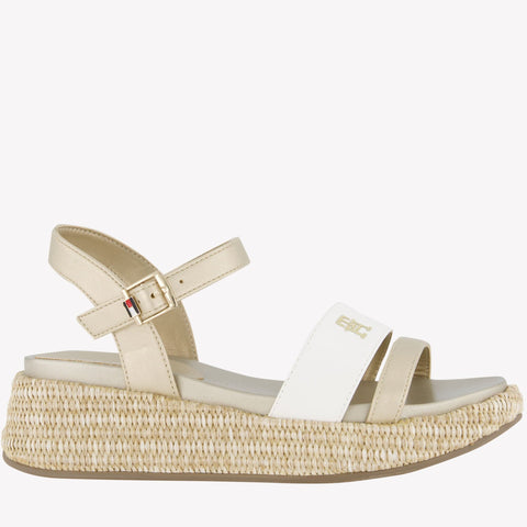 Tommy Hilfiger 33263 children s sandals gold Superstellar