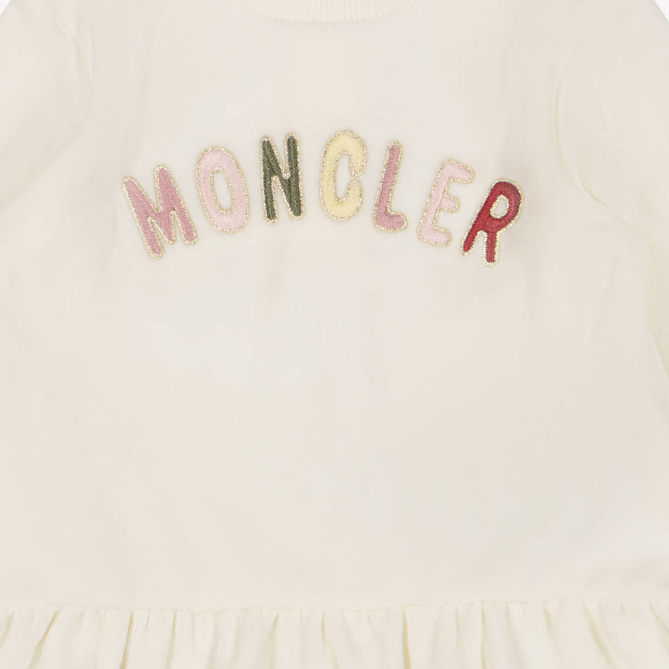 Moncler Las niñas se visten blancas