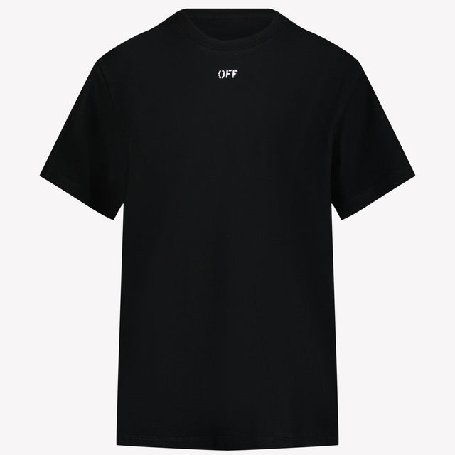 Off-White Camiseta de chicos Black