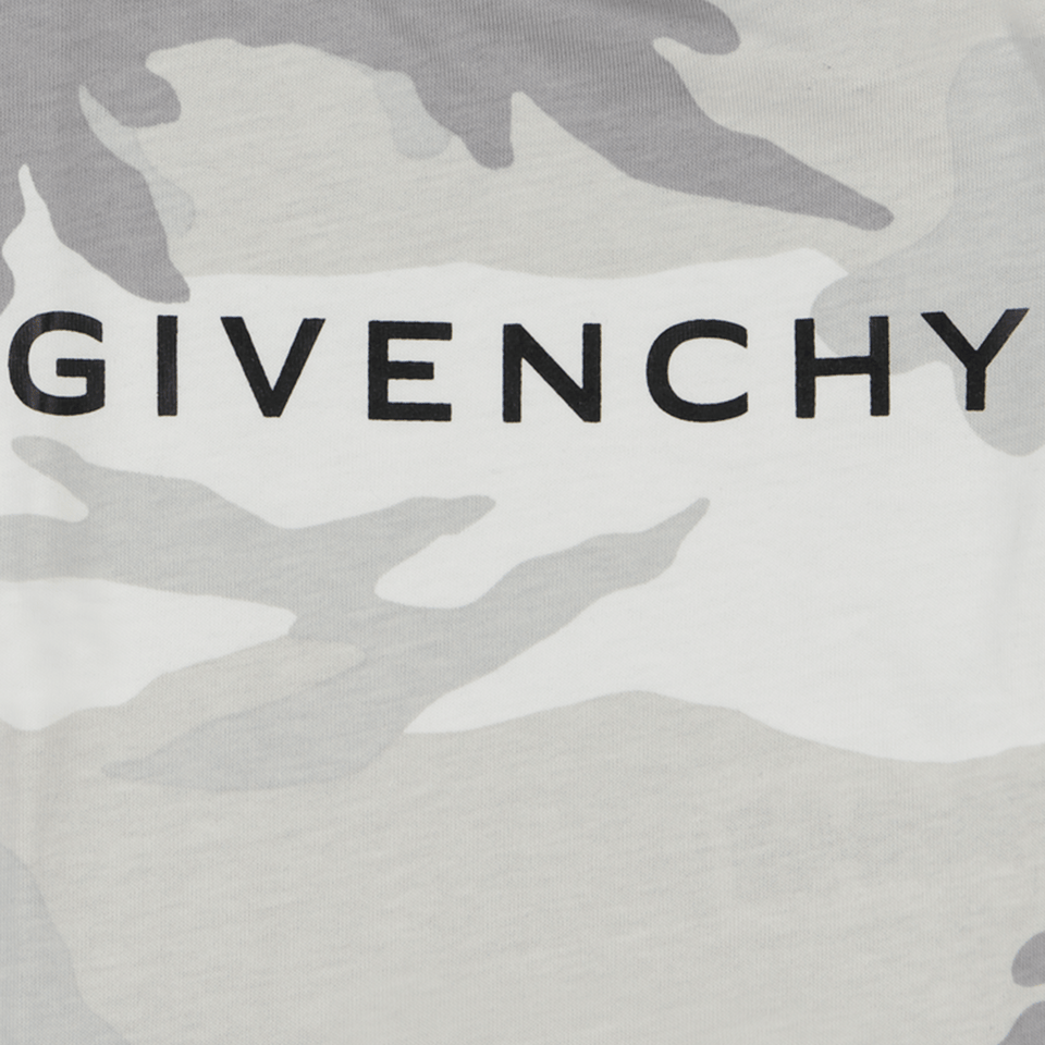 Givenchy Baby Jongens T-Shirt Grijs