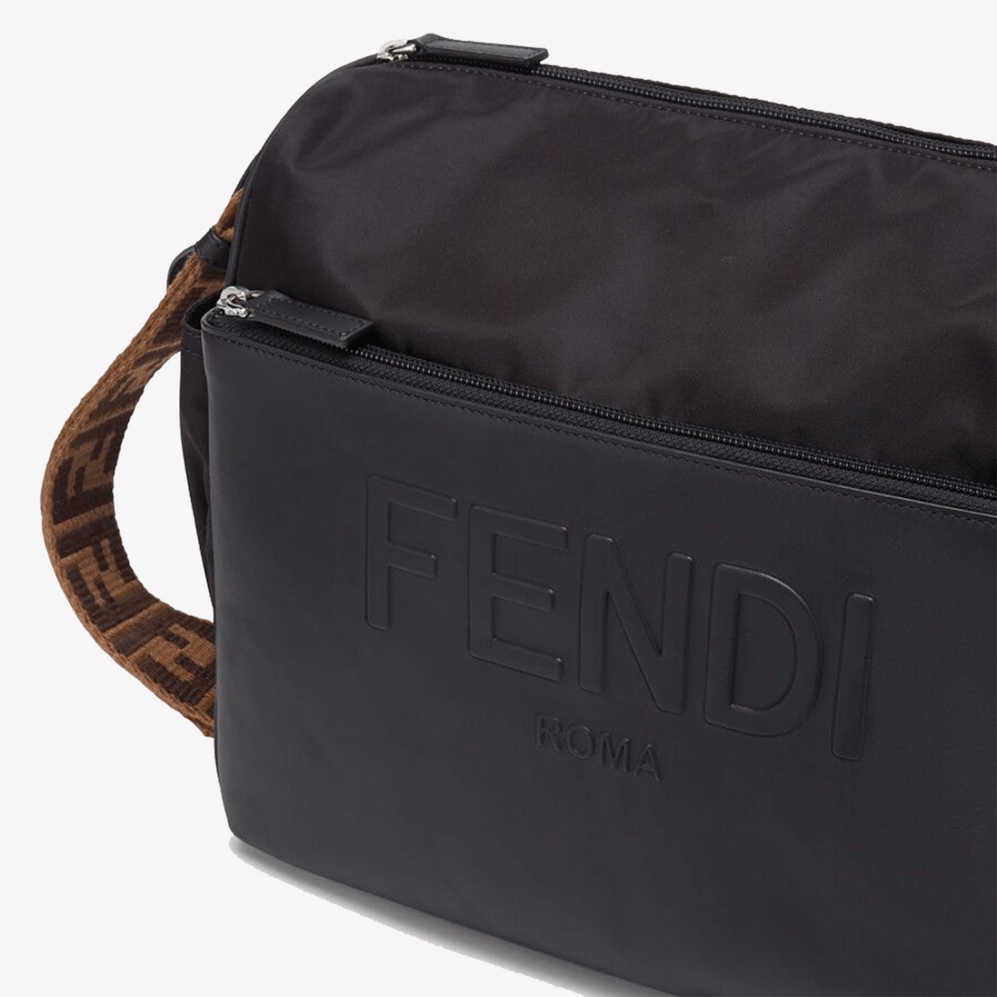 Fendi Baby Unisex Wickeltasche in Schwarz