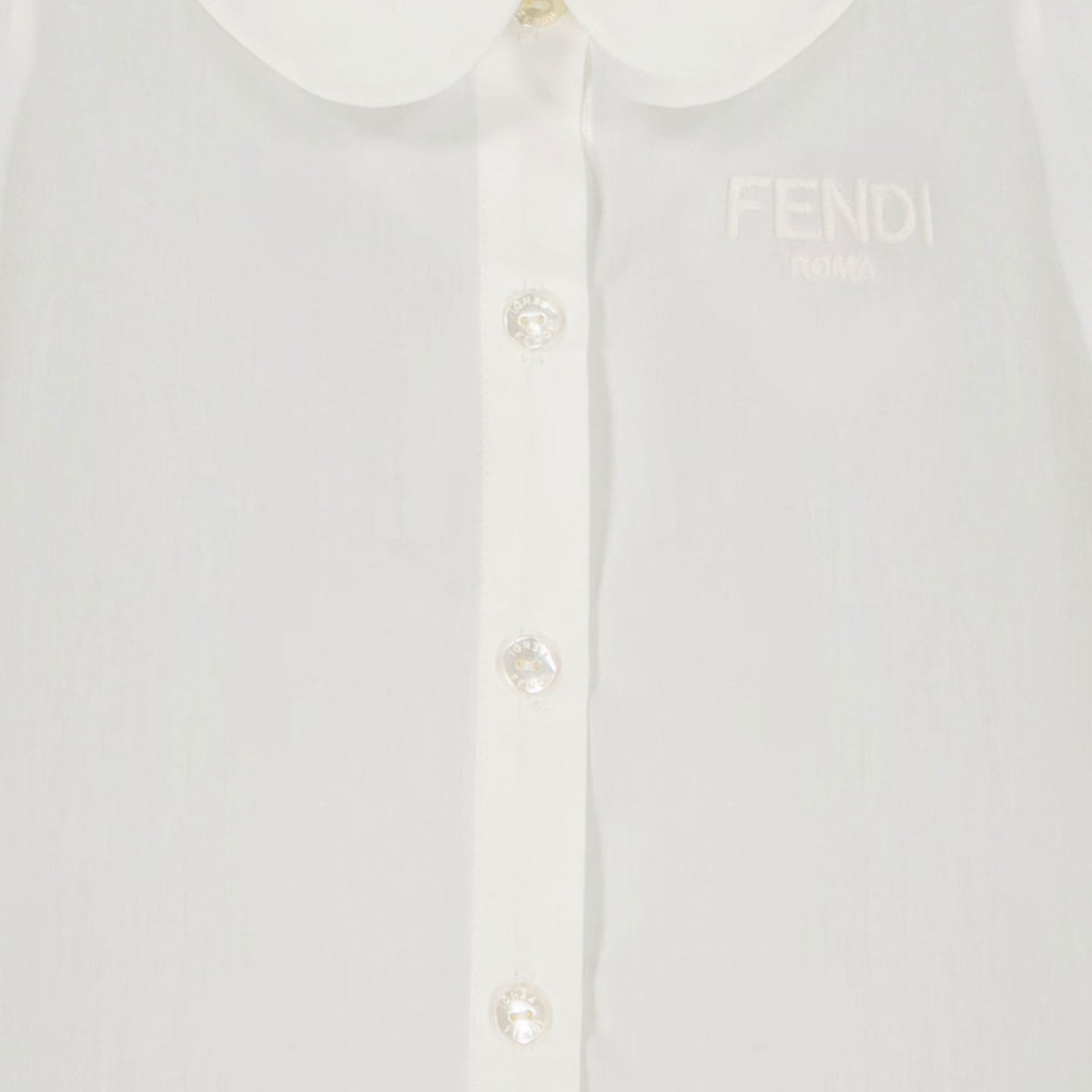 Fendi Bébé Filles Chemisier Blanc