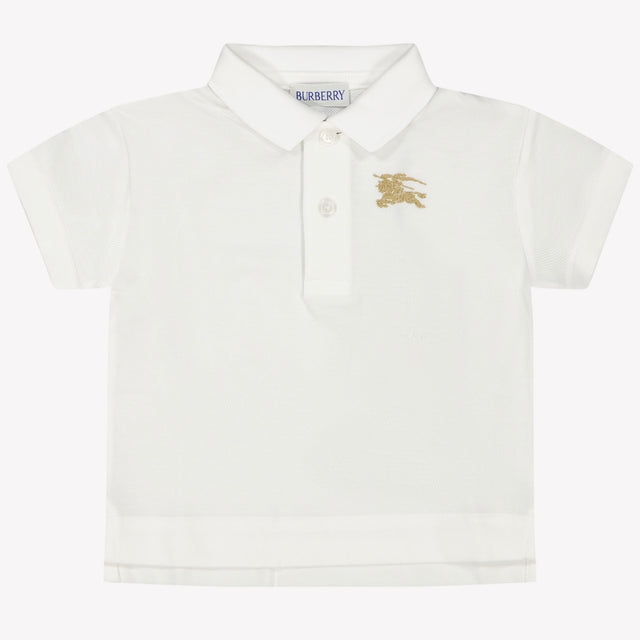 Burberry Johane Baby Boys Polo in Weiß