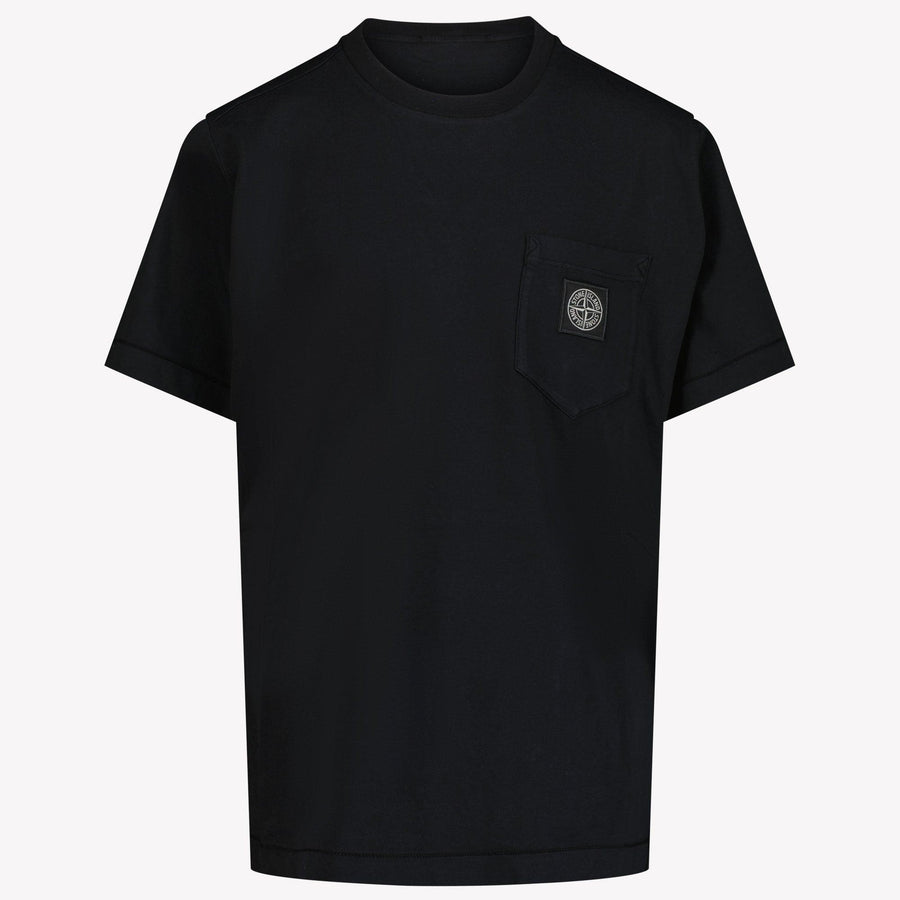 Stone Island Boys T-Shirt in Black