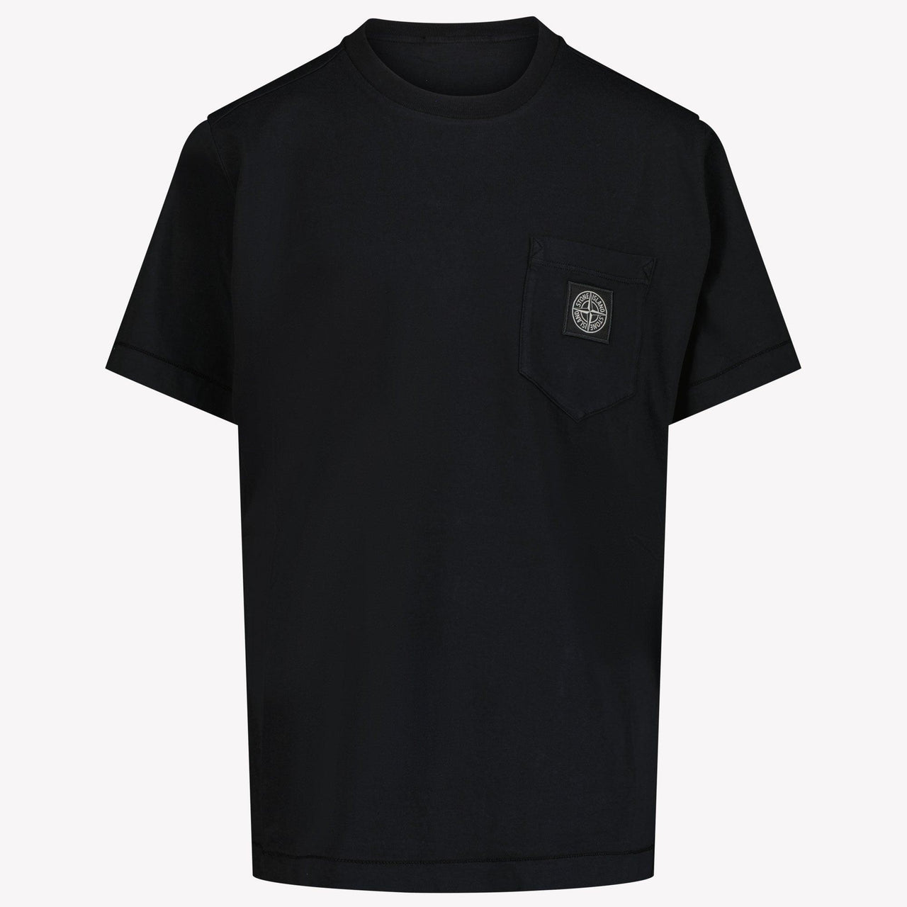 Stone Island Niño Chicos Camiseta en Negro