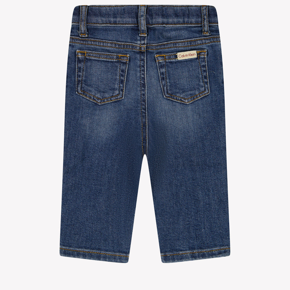 Calvin Klein Bambino Unisex Jeans In Blu Scuro