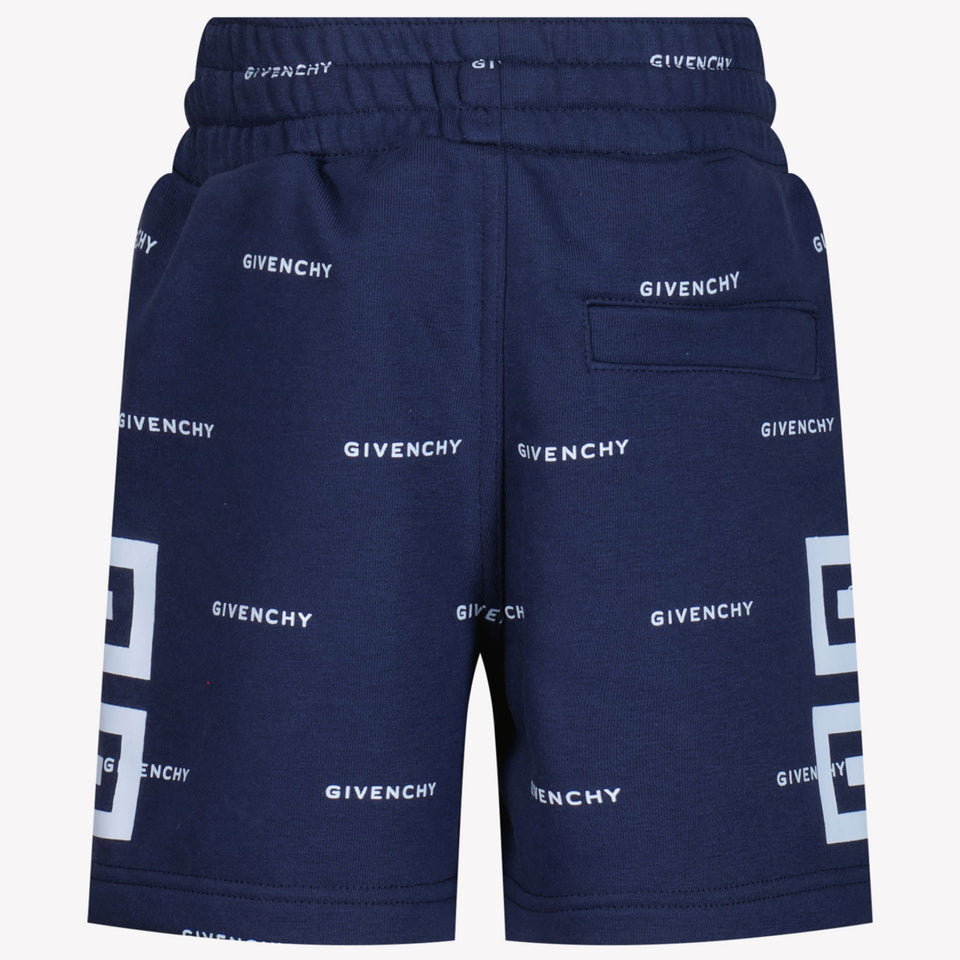 Givenchy Garçons Shorts Bleu Foncé