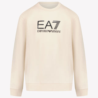 EA7 Ragazzi Maglione Ecru