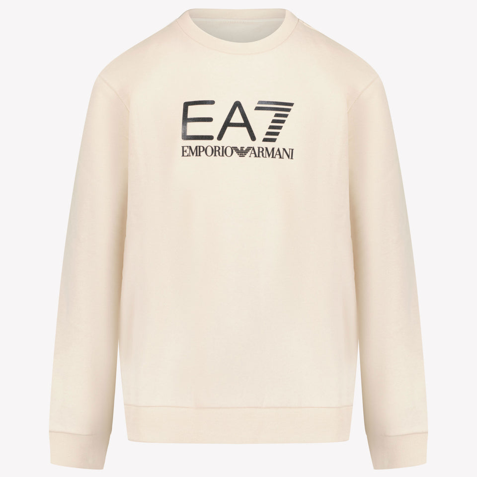 EA7 Ragazzi Maglione Ecru