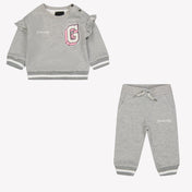 Givenchy Traje de trote de niñas para bebés gris