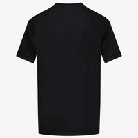 Stone Island Niño Chicos Camiseta en Negro