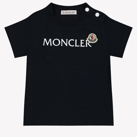 Moncler Baby Jungen T-Shirt Marineblau