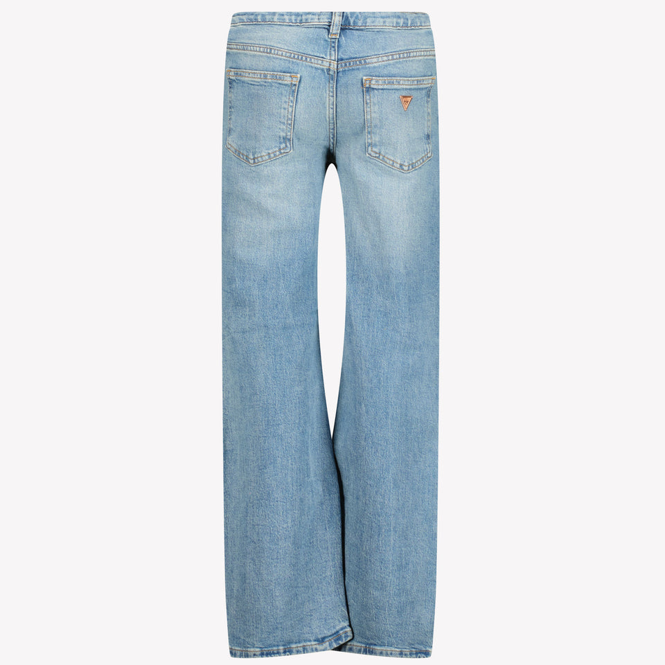 Guess Enfant Filles jeans Bleu Clair