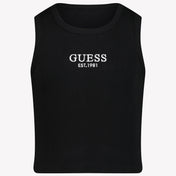 Guess Niño Chicas Camiseta Negro