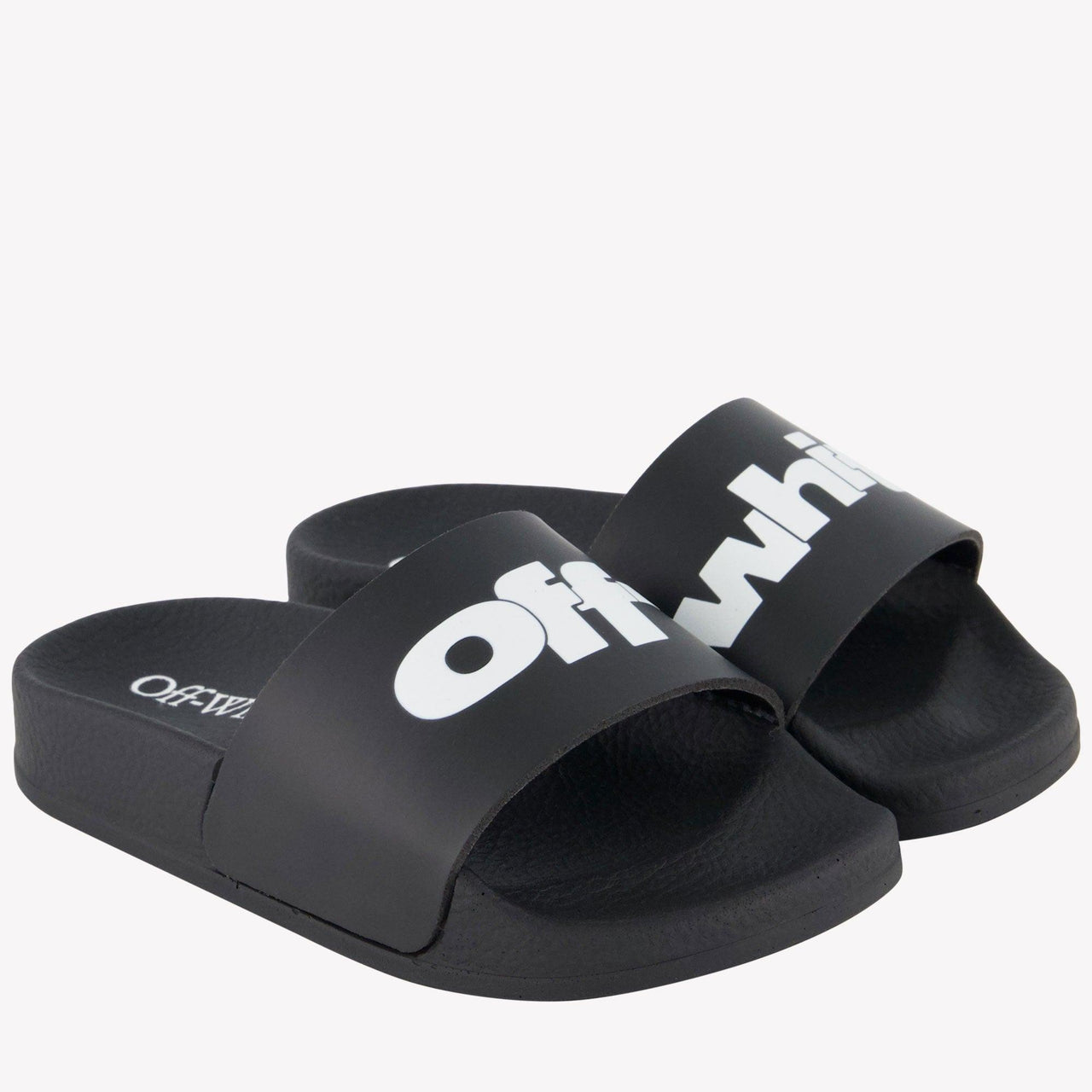Off-White Garçons Pantoufles dans Noir