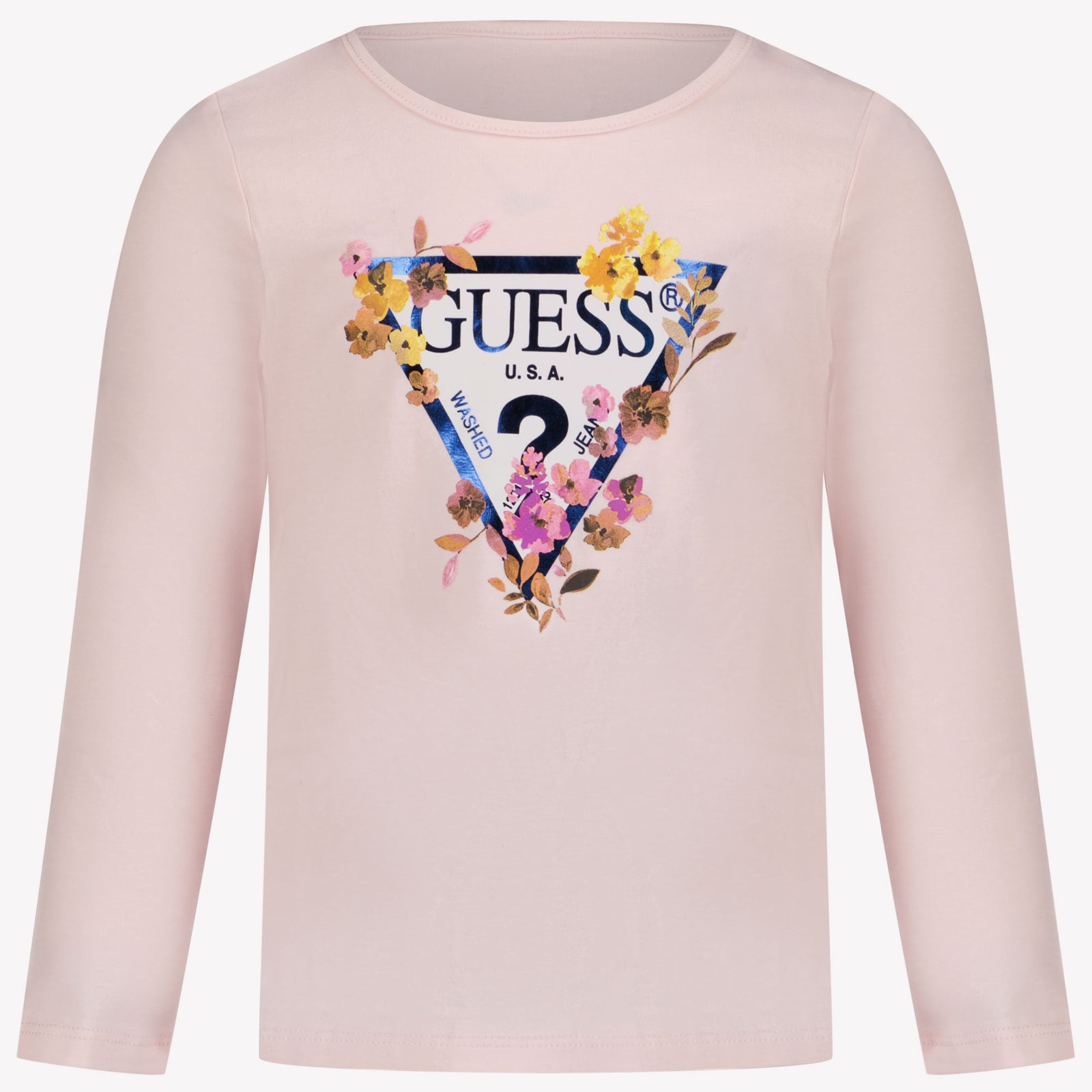 Guess Enfant Filles T-shirt Rose Léger